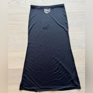 Zara Black Maxi Trumpet Skirt Casual